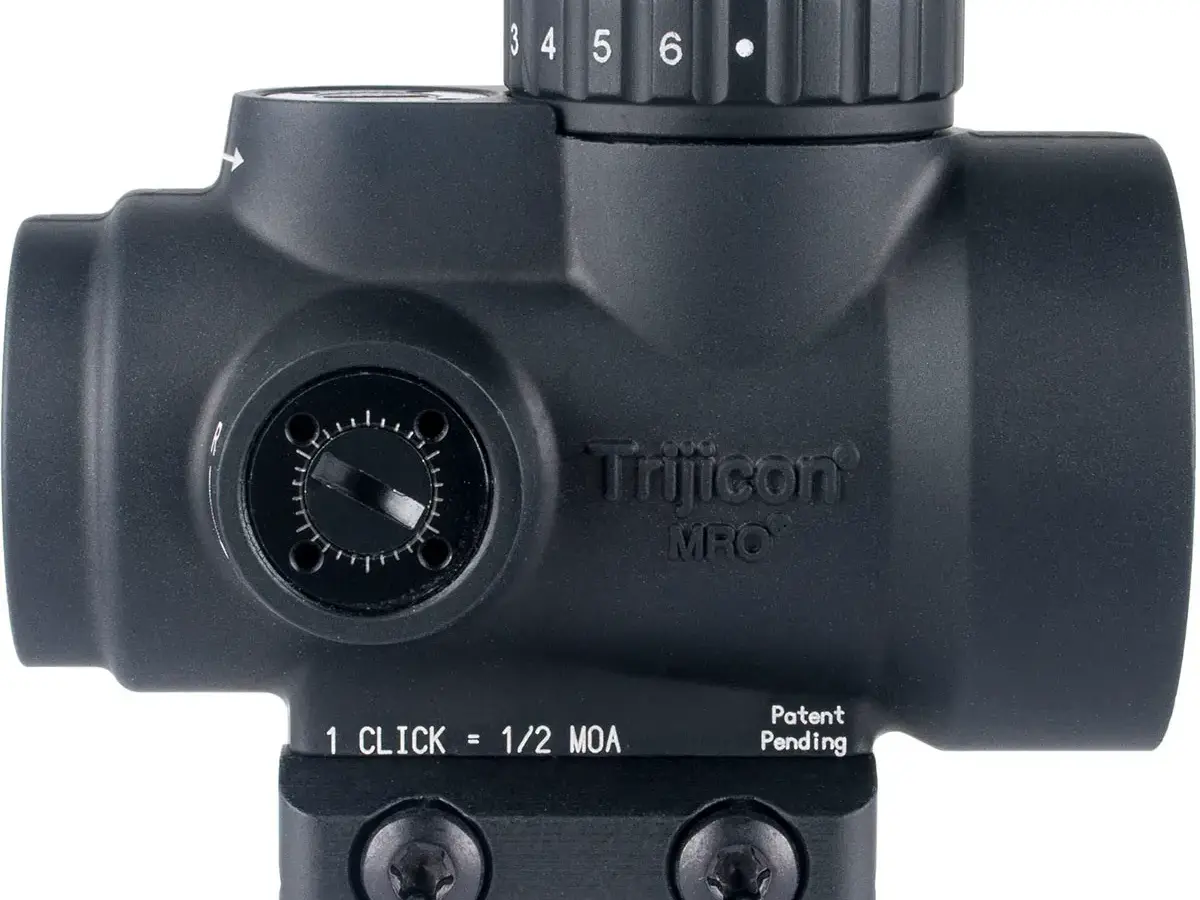 MRO SD 1x25 2 MOA Adj Red Dot Sight W/Low Mount Black - photo 6