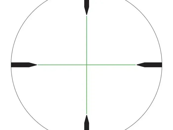 Credo 3-9x40mm SFP Illum Green Standard Duplex Crosshair BLK