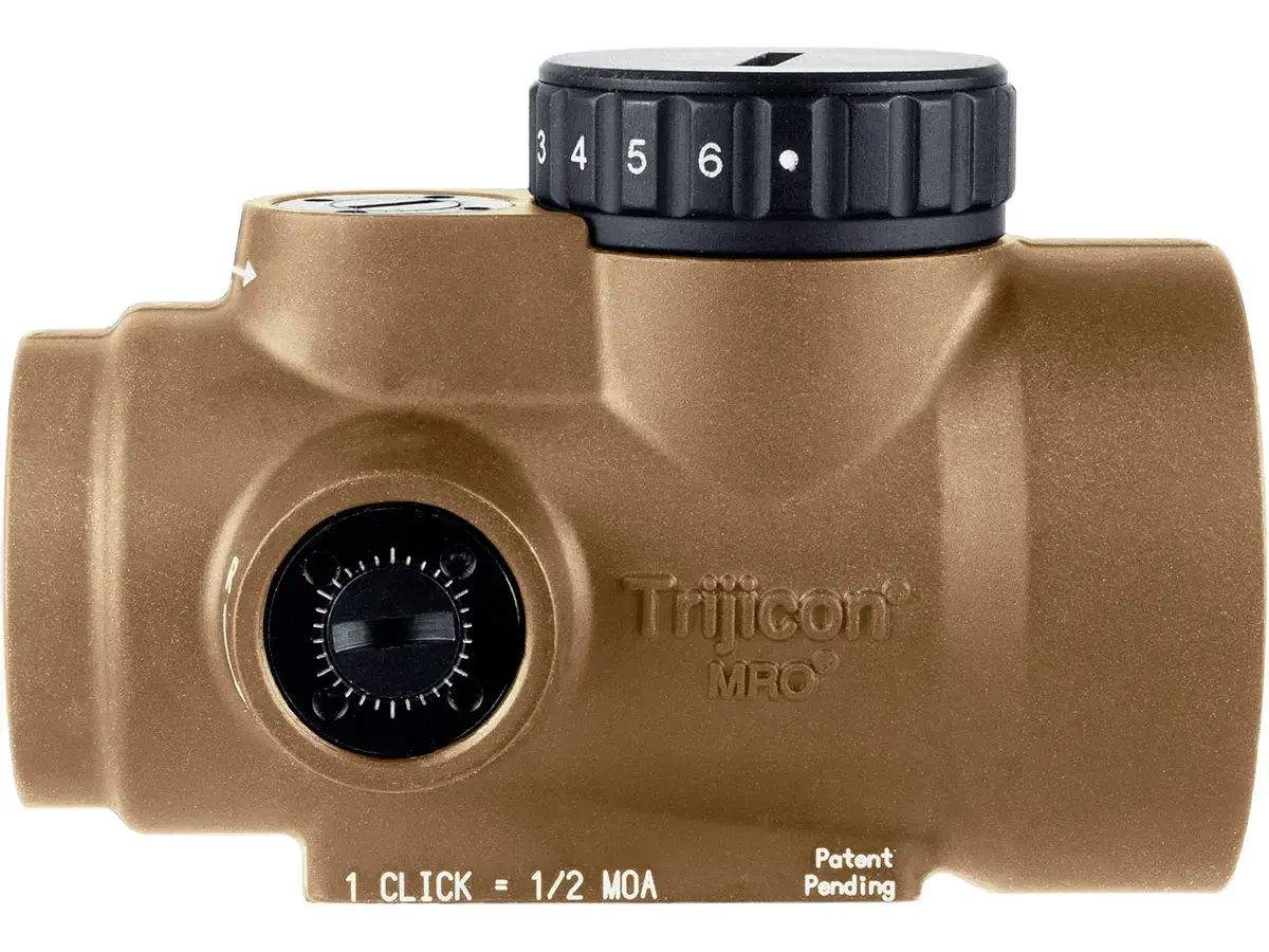 MRO SD 1x25 2MOA Adj LED Red Dot No Mount Coyote Brown - photo 5