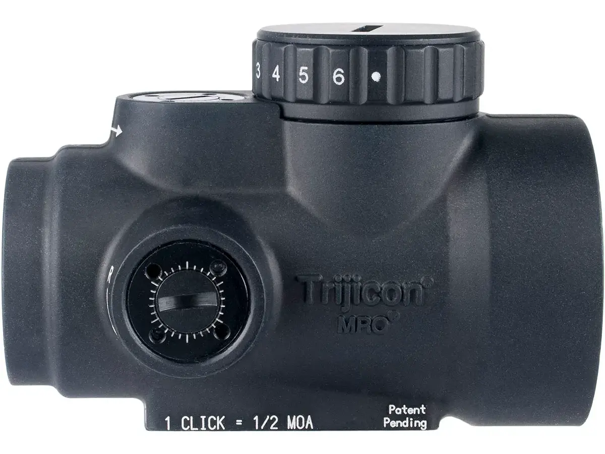 MRO SD 1x25 2 MOA Adjustable Red Dot Sight No Mount Black - photo 6