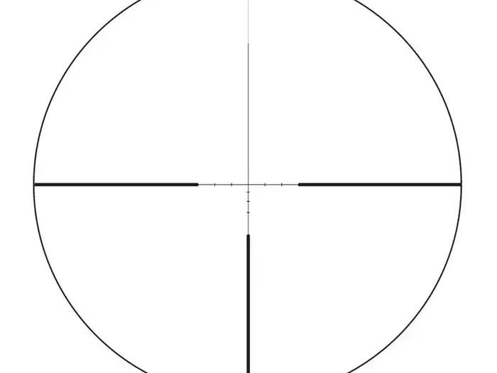 Huron 3-12x40mm SFP BDC Hunter Holds Reticle Black