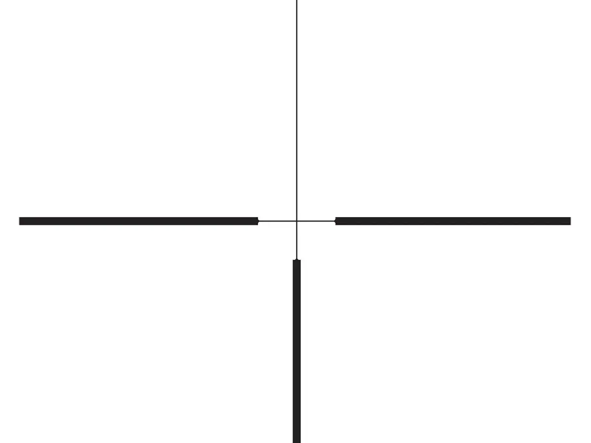 Huron 3-9x40mm SFP German #4 Crosshair Reticle Black