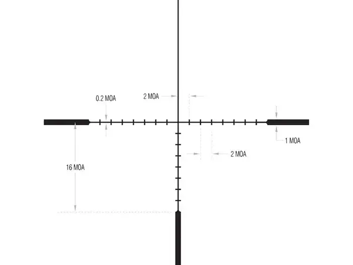 Ascent 3-12x40mm SFP BDC Target Holds Reticle Black - photo 7
