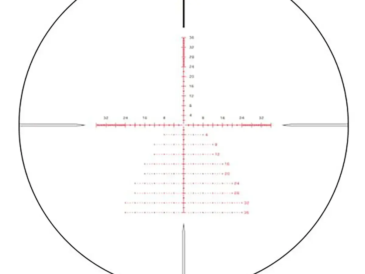 Warhawk Precision 5-25x56mm FFP Illum Sharpshooter MOA Black
