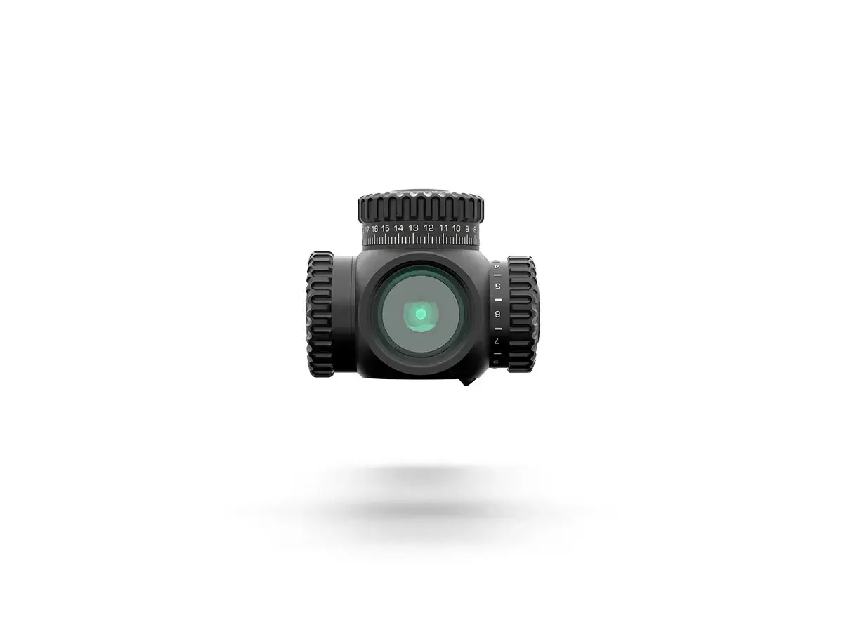 Warhorse 1-6X24mm FFP Illuminated Green Dragoon MIL Black