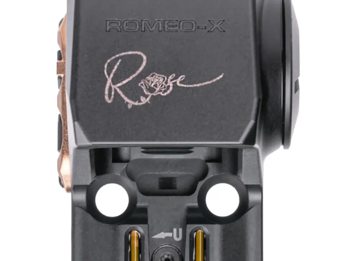 ROMEO-X Compact Rose 2MOA Dot Circle Reticle ReflexSight BLK - photo 4