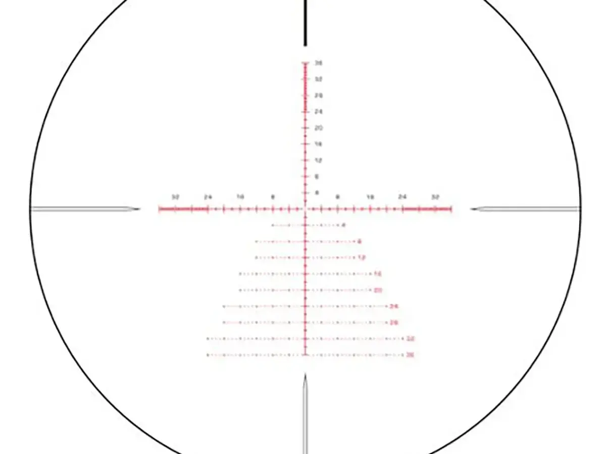 Warhawk Precision 2-10x44mm FFP Ill. Sharpshooter MOA Black - photo 4