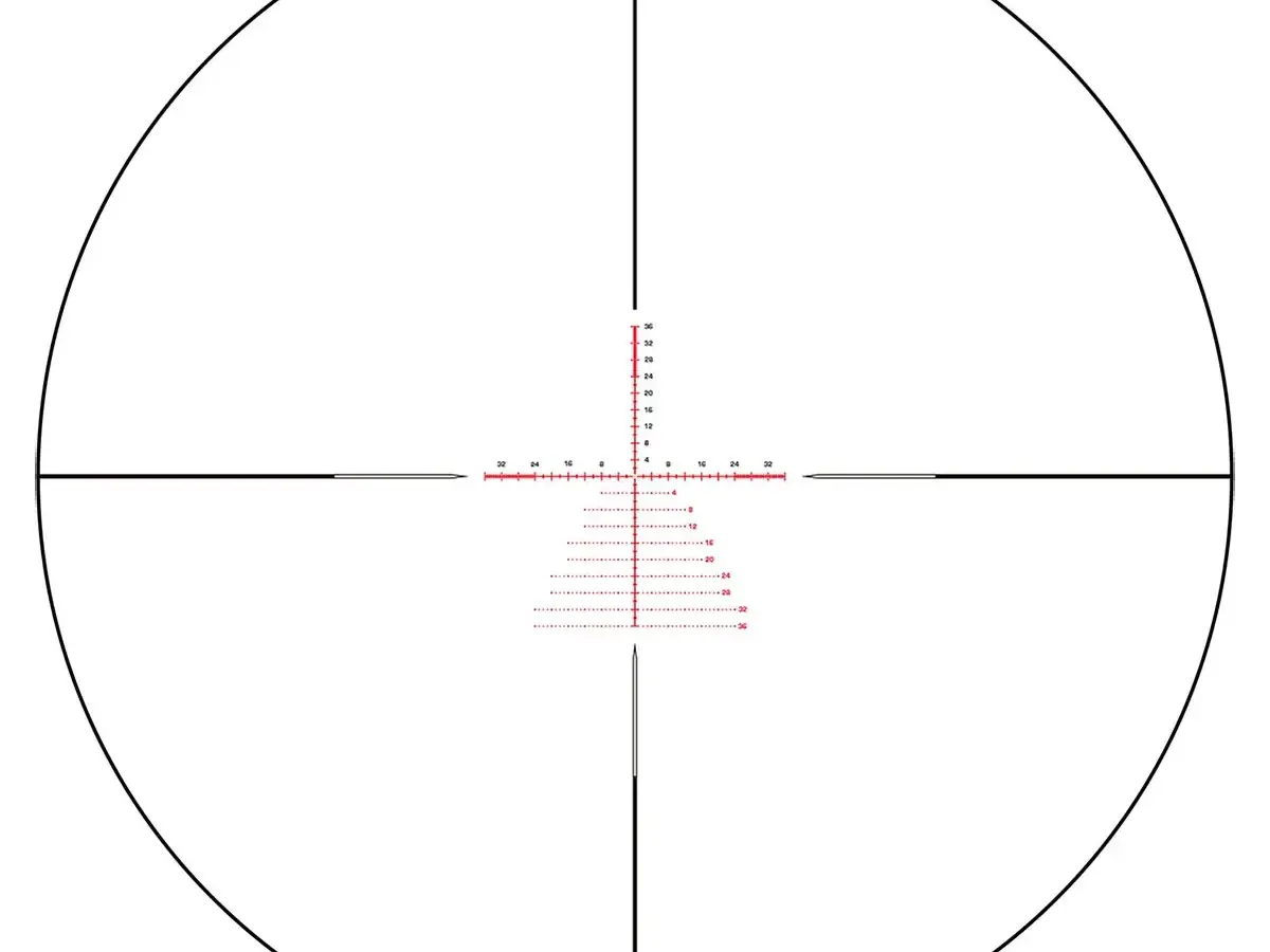 Warhawk Precision 2-10x44mm FFP Ill. Sharpshooter MOA Black - photo 5