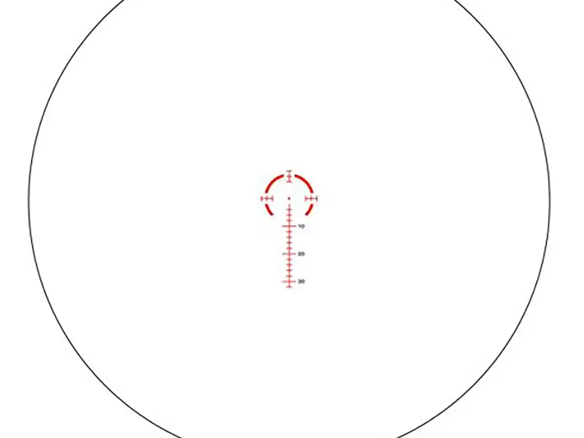 Arrowhead LPVO 1-8x24mm SFP Ill Guerrilla Dot MOA-Red Black - photo 5