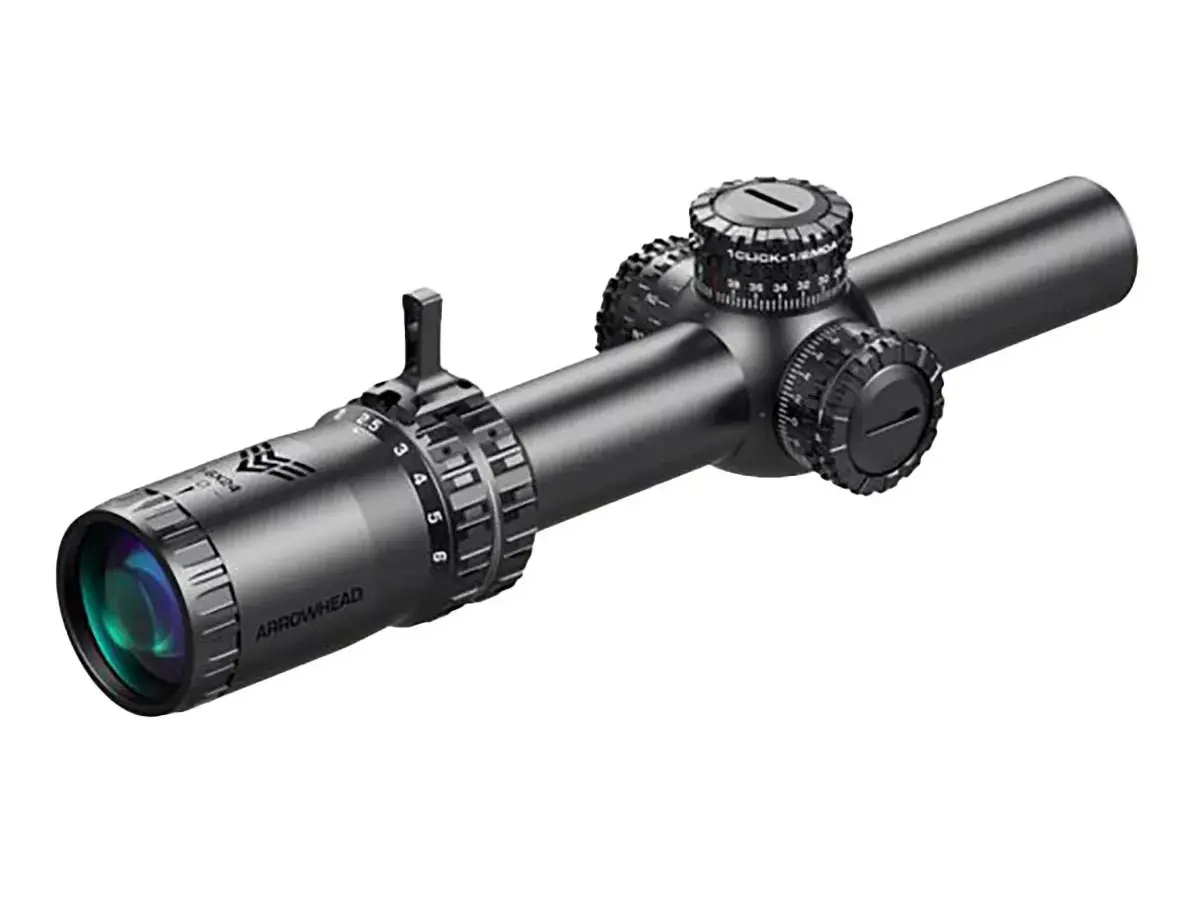 Arrowhead LPVO 1-8x24mm SFP Ill Guerrilla Dot MOA-Green Blk