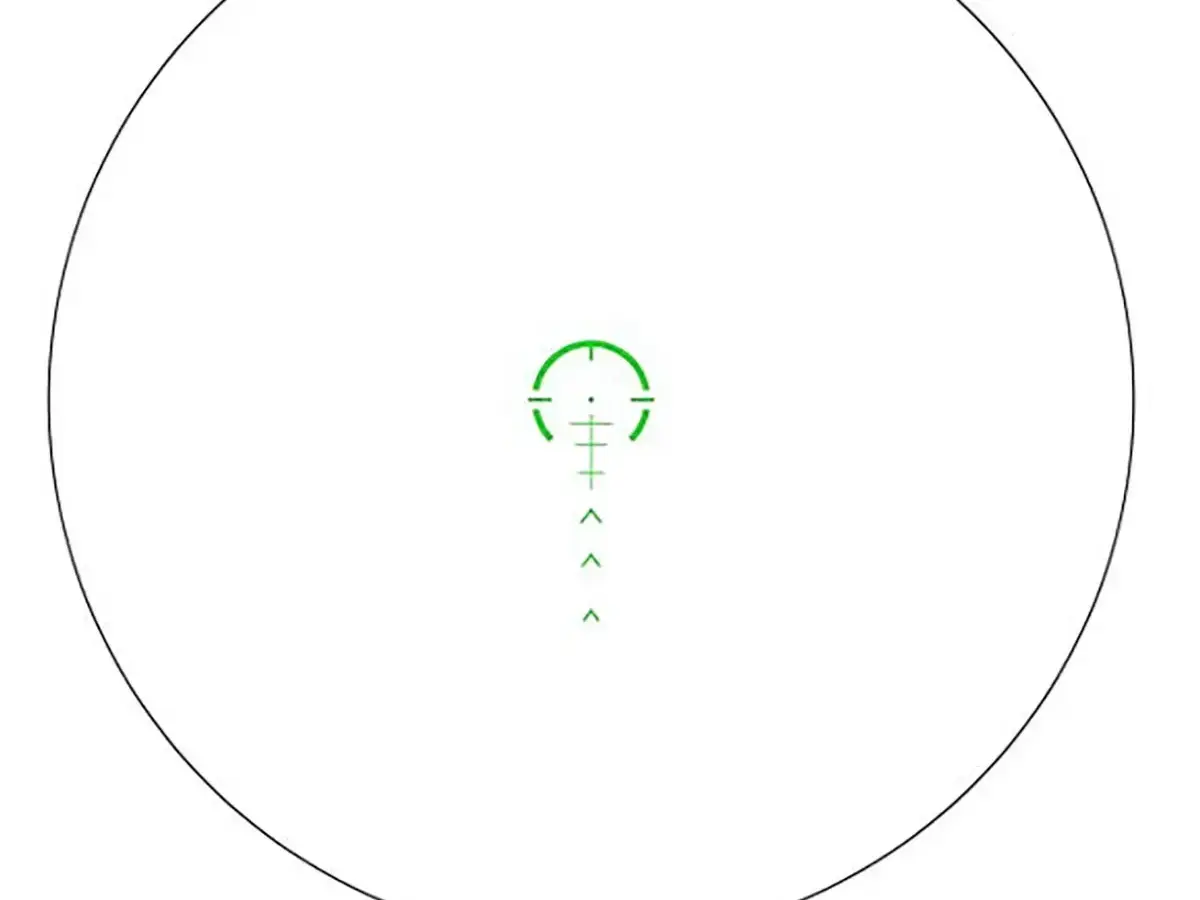 Arrowhead LPVO 1-6x24mm SFP Ill Guerrilla Dot BDC-Green Blk - photo 3