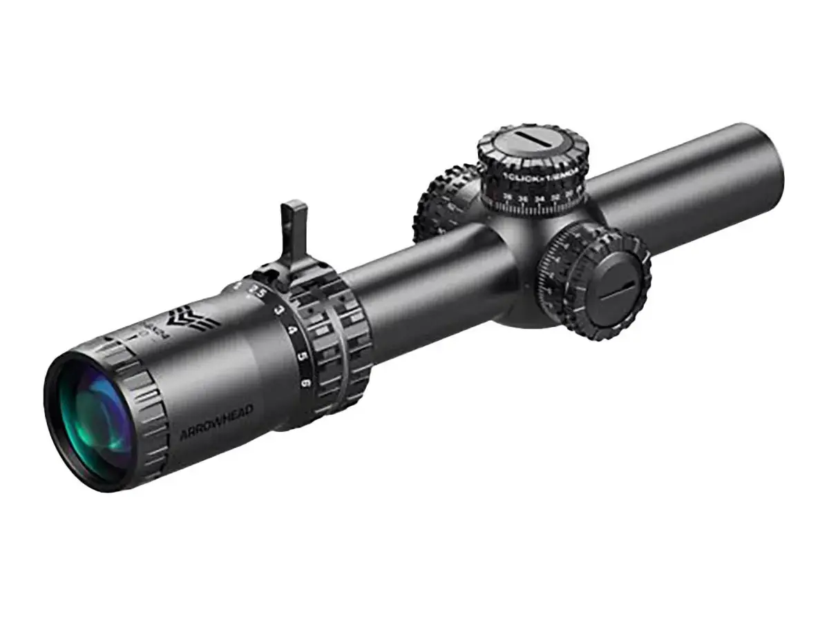 Arrowhead LPVO 1-6x24mm SFP Ill Guerrilla Dot MOA-Green Blk