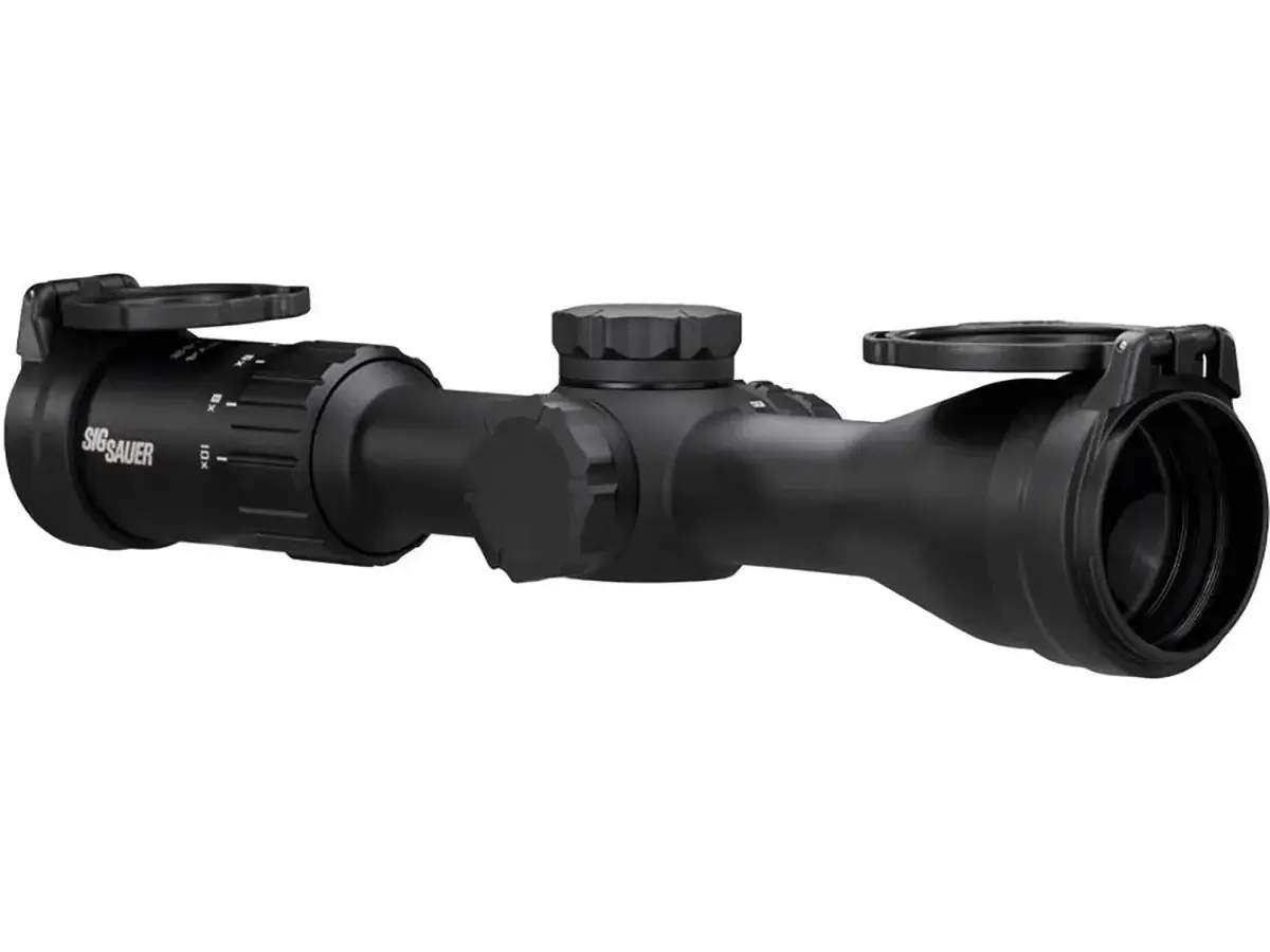 Whiskey4 2.5-10x42mm SFP Illuminated Quadplex Reticle Black