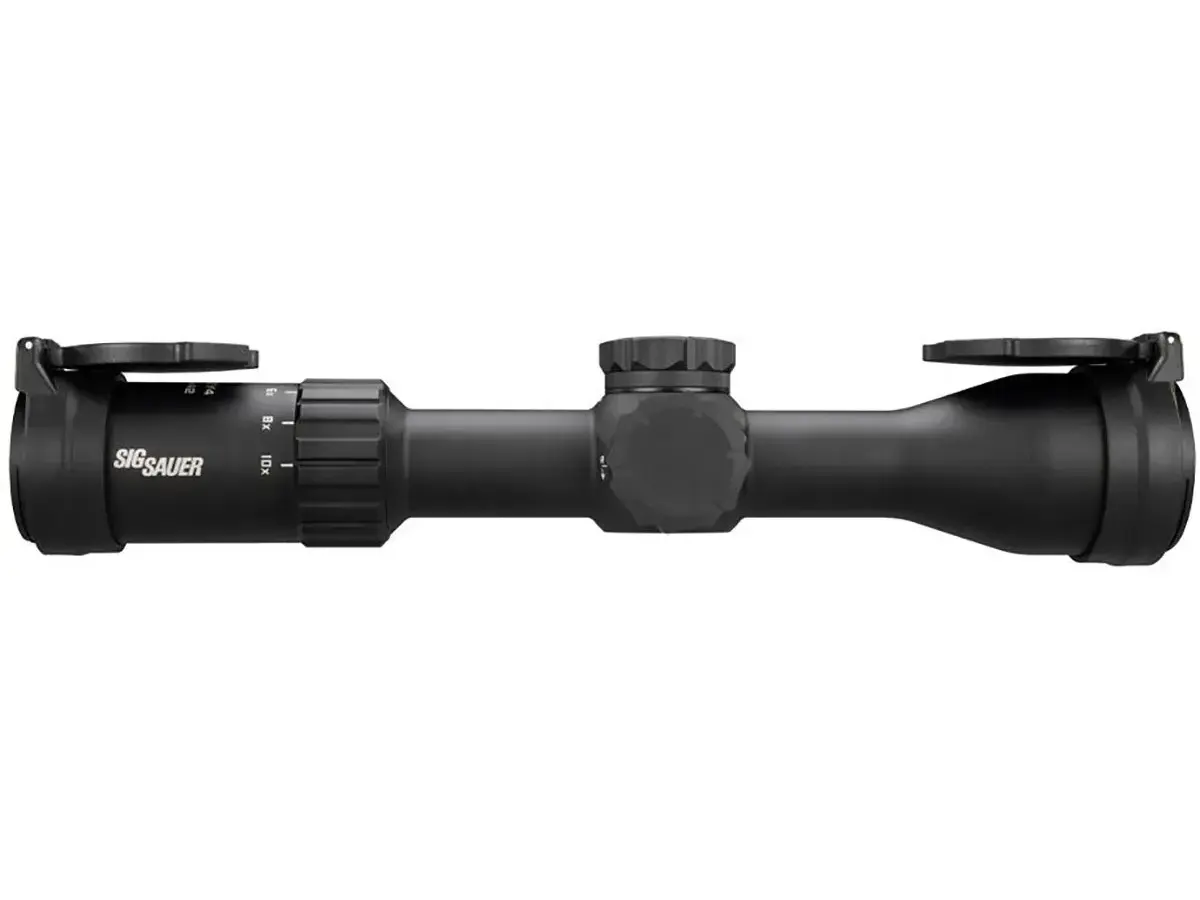 Whiskey4 2.5-10x42mm SFP Illuminated Quadplex Reticle Black - photo 2