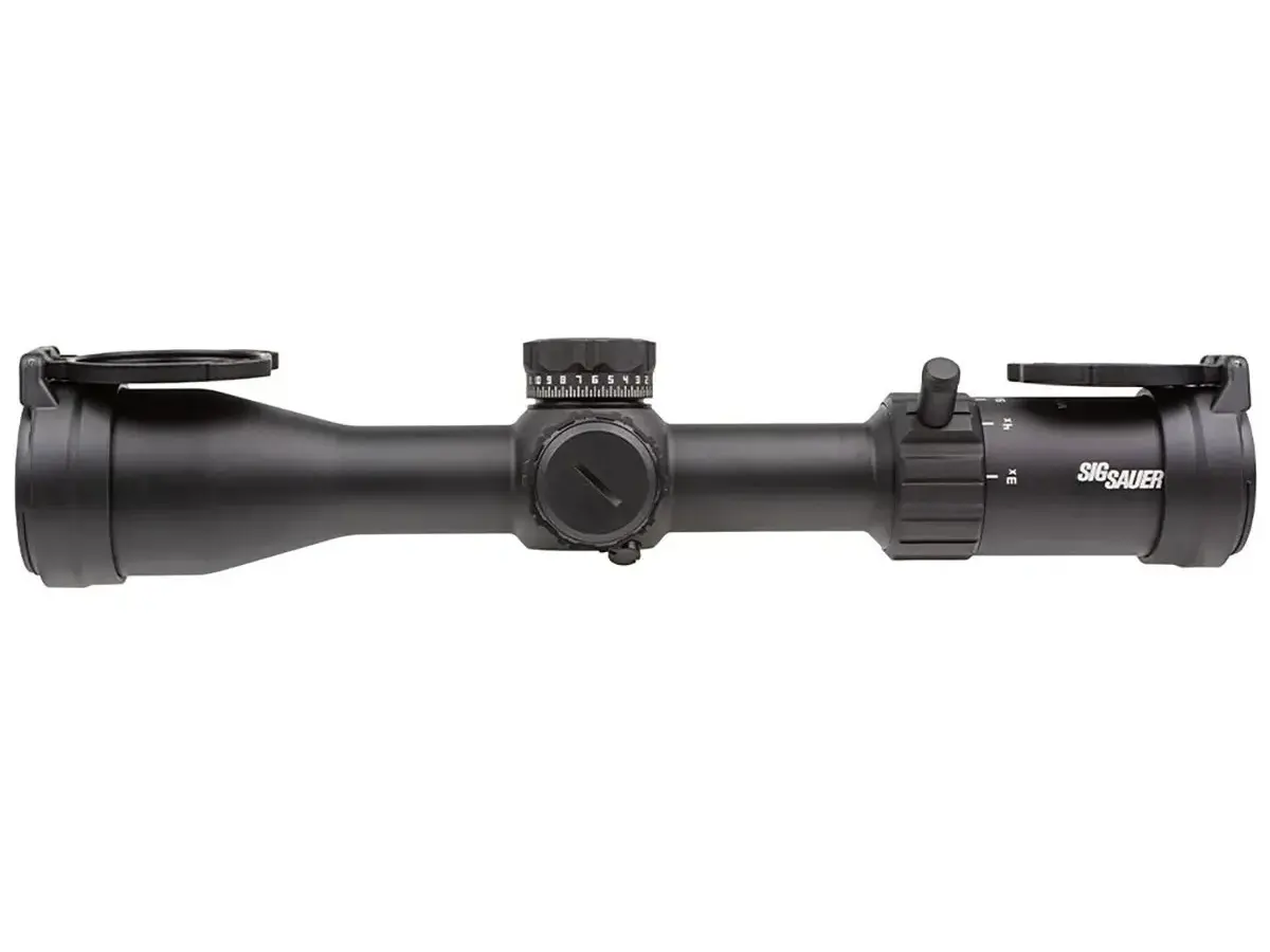 Whiskey4 3-12x44mm SFP Quadplex Reticle Black