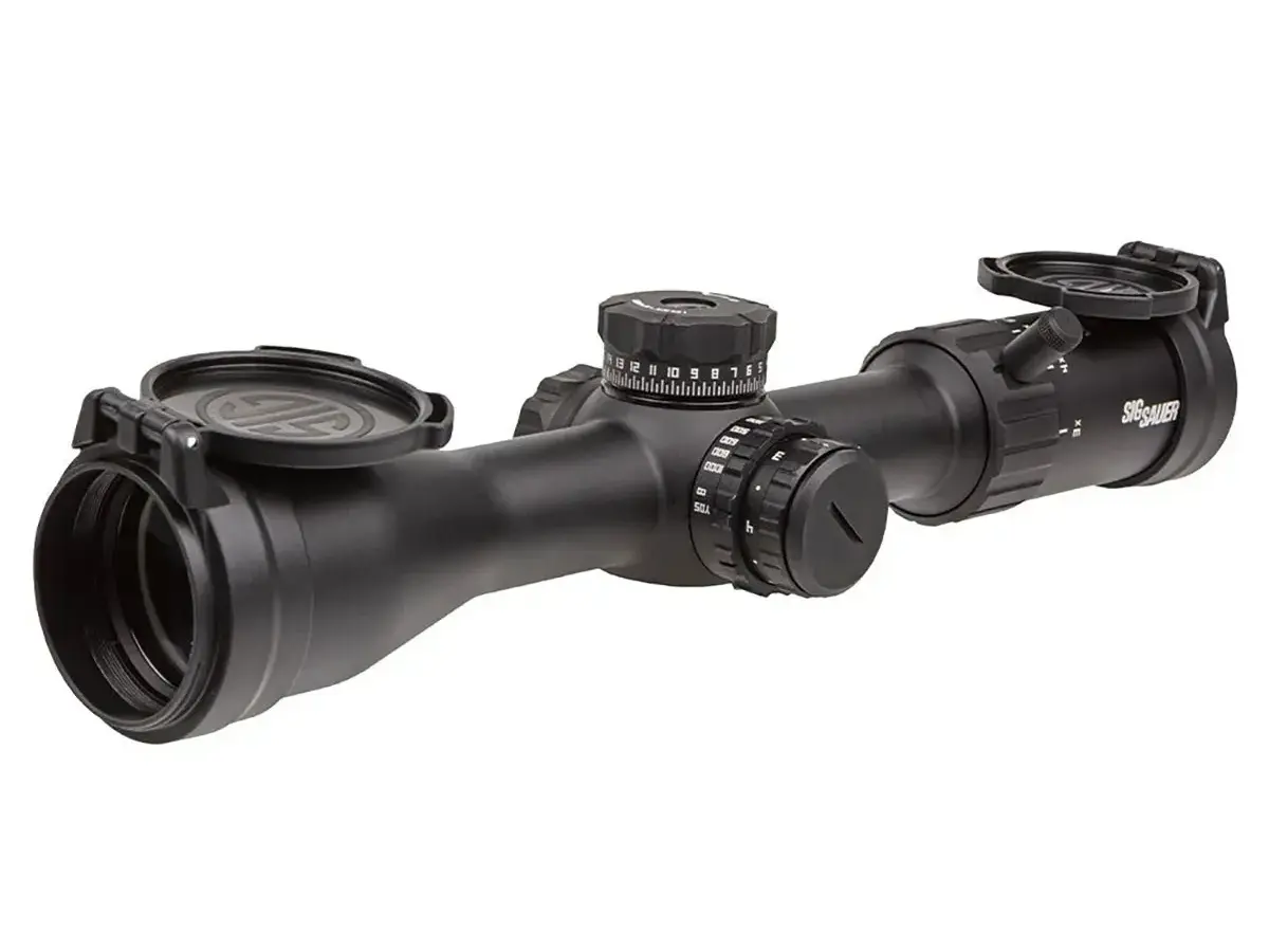 Whiskey4 3-12x44mm SFP Quadplex Reticle Black - photo 2
