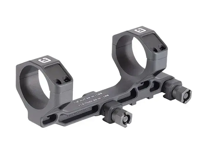 30mm 1.54" 0 MOA Modular Mount, Black - photo 2