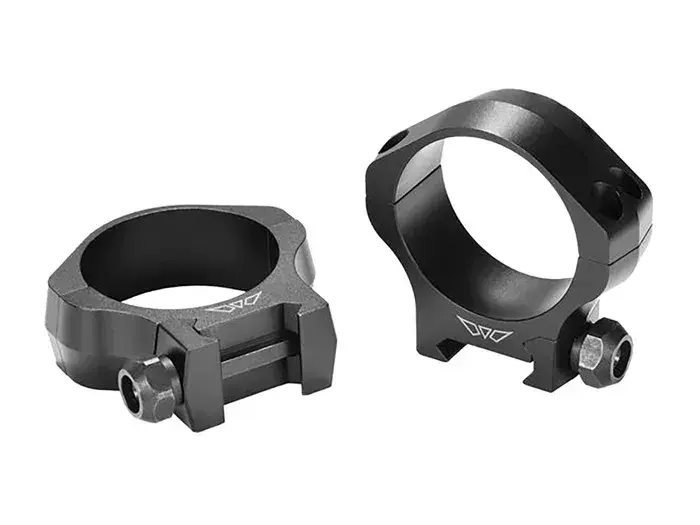 40mm Low (1.24") Rings, Black