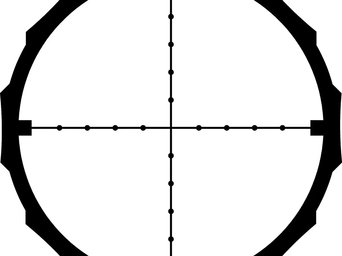 Hardline 4-12x40mm SFP Custom MILDOT Reticle Black - photo 5