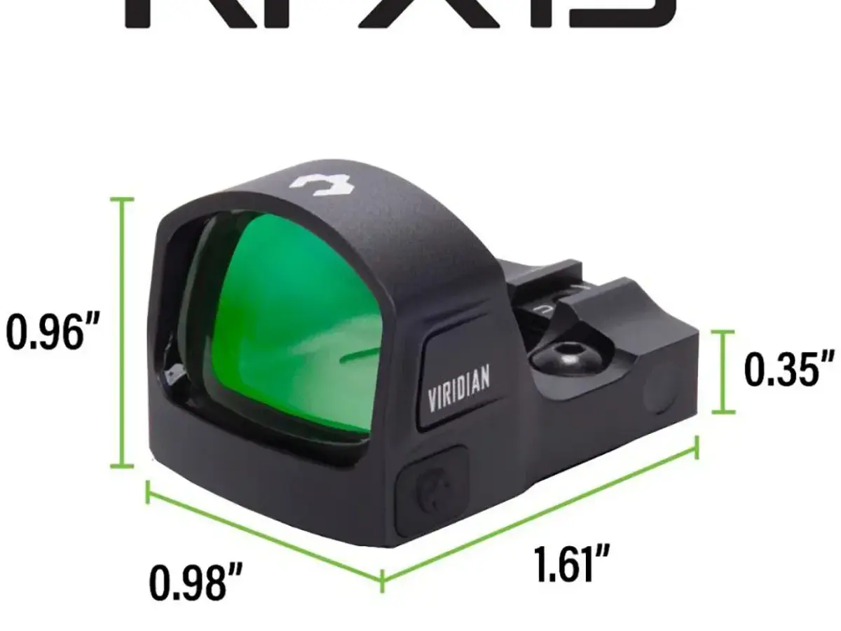 RFX15 1x17 Micro Green Dot Reflex Sight for Shield Black - photo 8