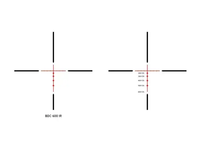 Talos 4-16x40mm SFP Illuminated BDC 600 IR Reticle Black - photo 2