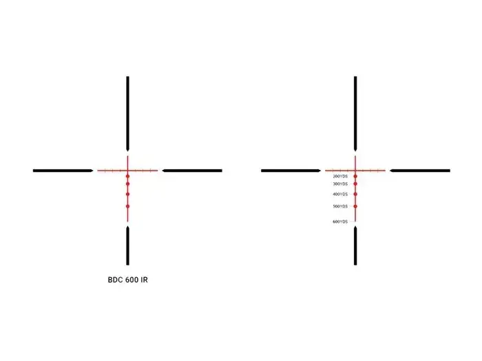 Talos 3-12x40mm SFP Illuminated BDC 600 IR Reticle Black - photo 5
