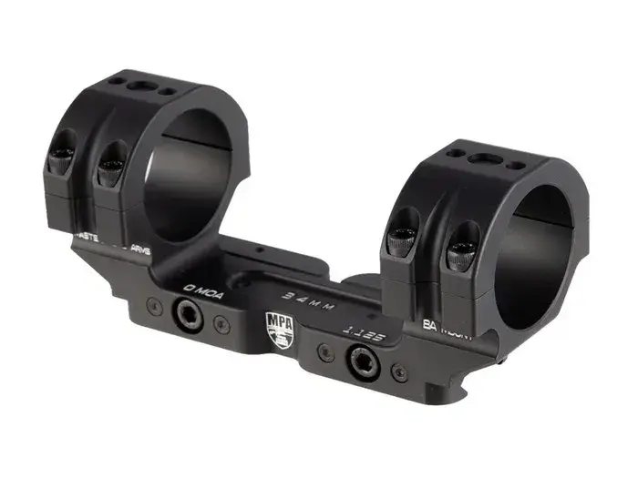 34mm 1.125" 0 MOA Scope Mount