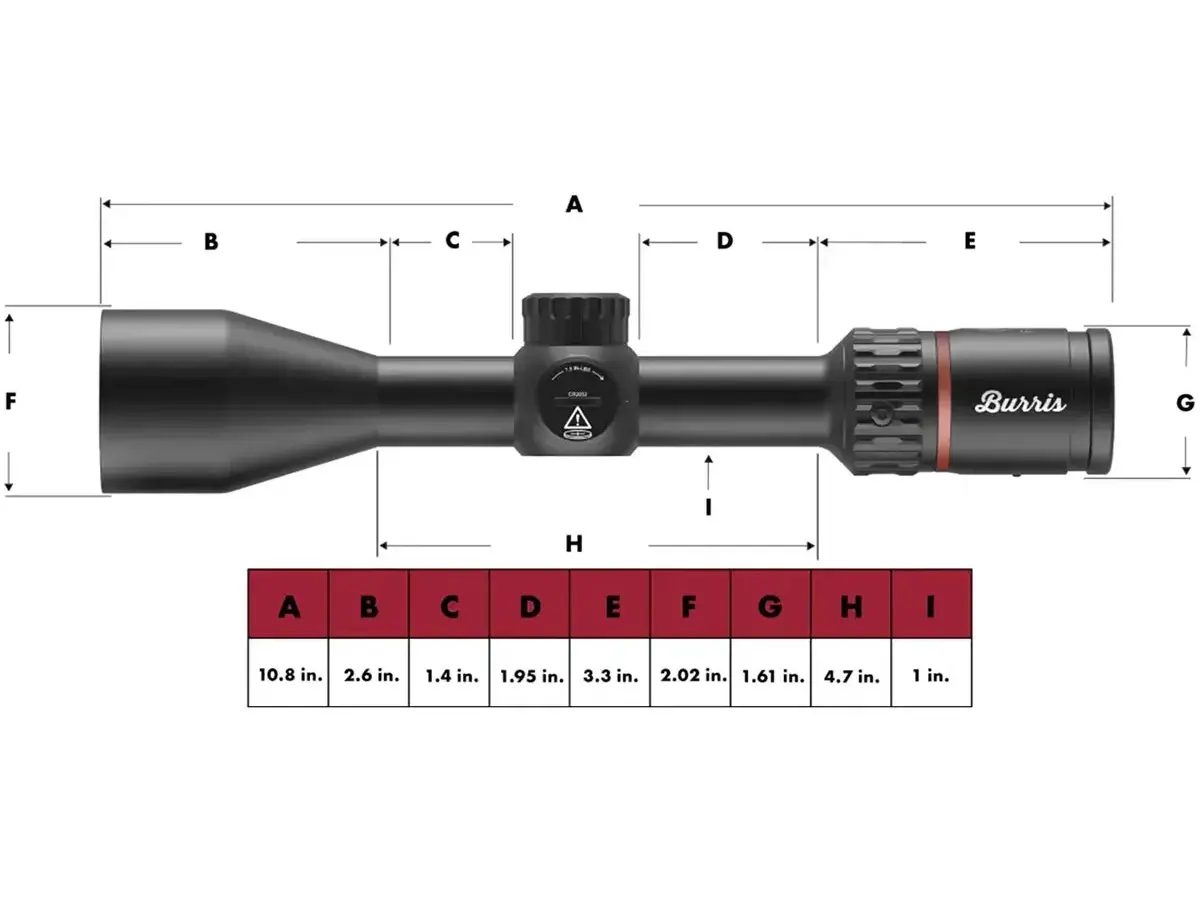 Fullfield 2.5-10x42mm SFP Plex Reticle Black - photo 11