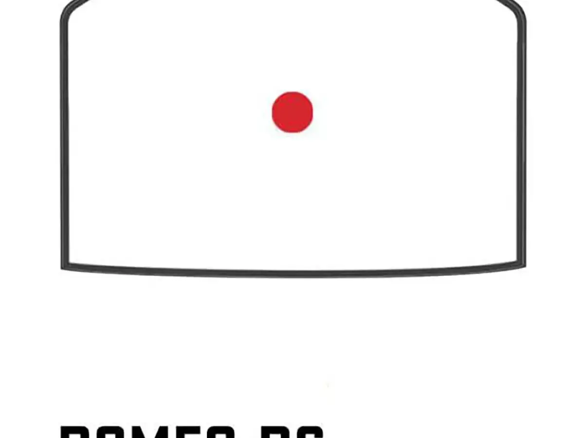 Romeo-RS 6 MOA Red Dot Pro Footprint Black - photo 2