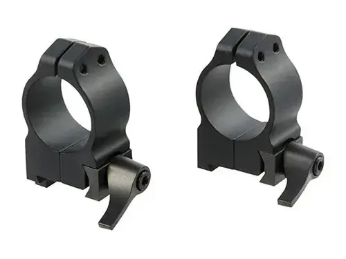 1" Medium (0.925") QD 19mm Dovetail Rings, Black - photo 3