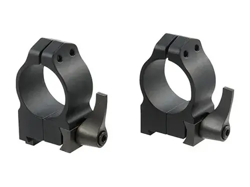 1" Medium (0.925") QD 19mm Dovetail Rings, Black - photo 4