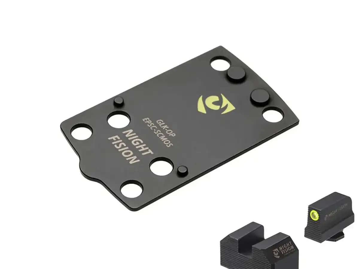 Optic Plate EPS Carryw/Tritium Front Sight for Glock 43X MOS - photo 9