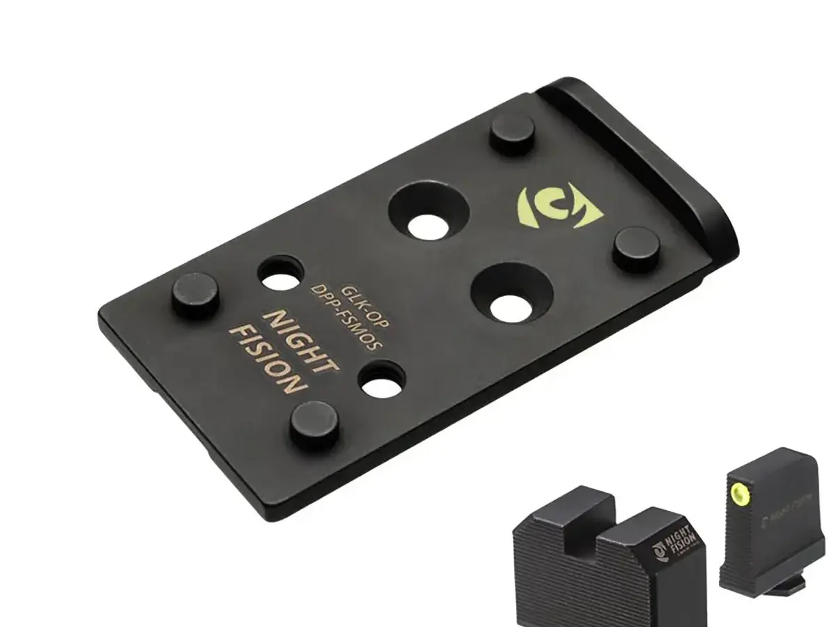 Opt Plate DPP/Romeo Pro w/Trit Front Sight for Glock FS MOS - photo 10