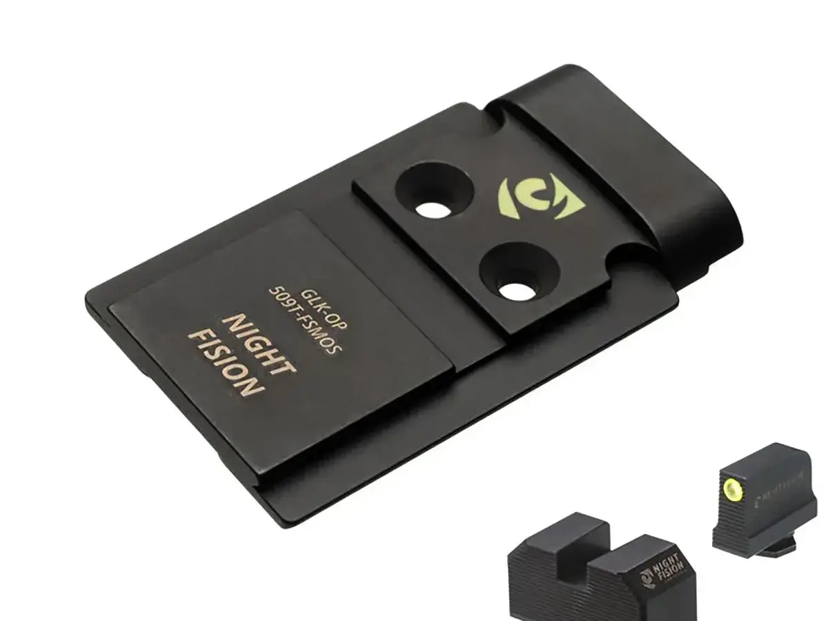 Optic Plate 509T w/Tritium Front Sight for Glock FS MOS - photo 5