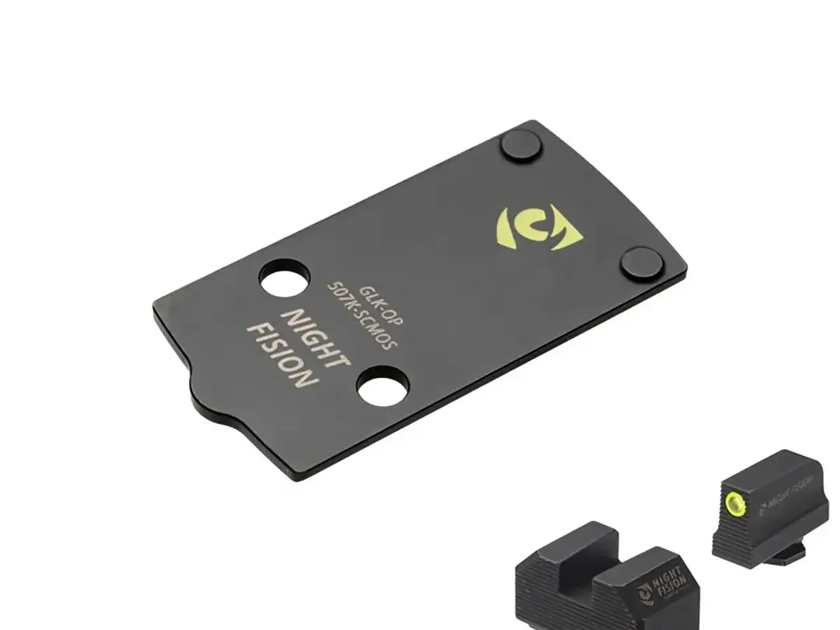 Optic Plate 507K w/Tritium Front Sight for Glock 43X MOS - photo 7