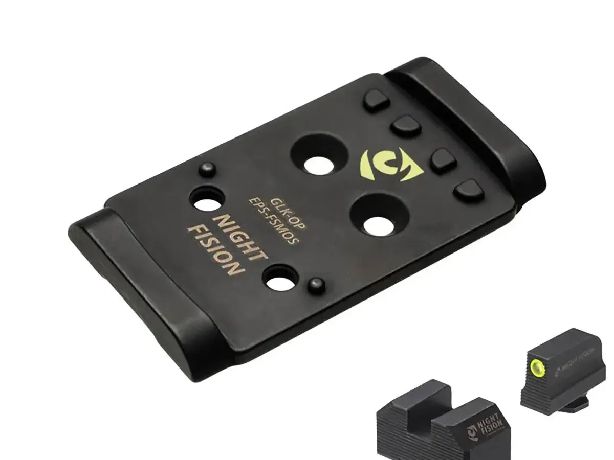Optic Plate EPS w/Tritium Front Sight Glock Full Size MOS - photo 9