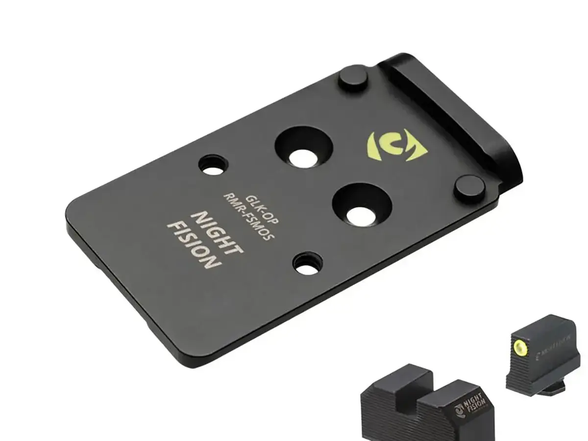 Optic Plate RMR/507c w/Tritium Front Sight for Glock FS MOS - photo 3