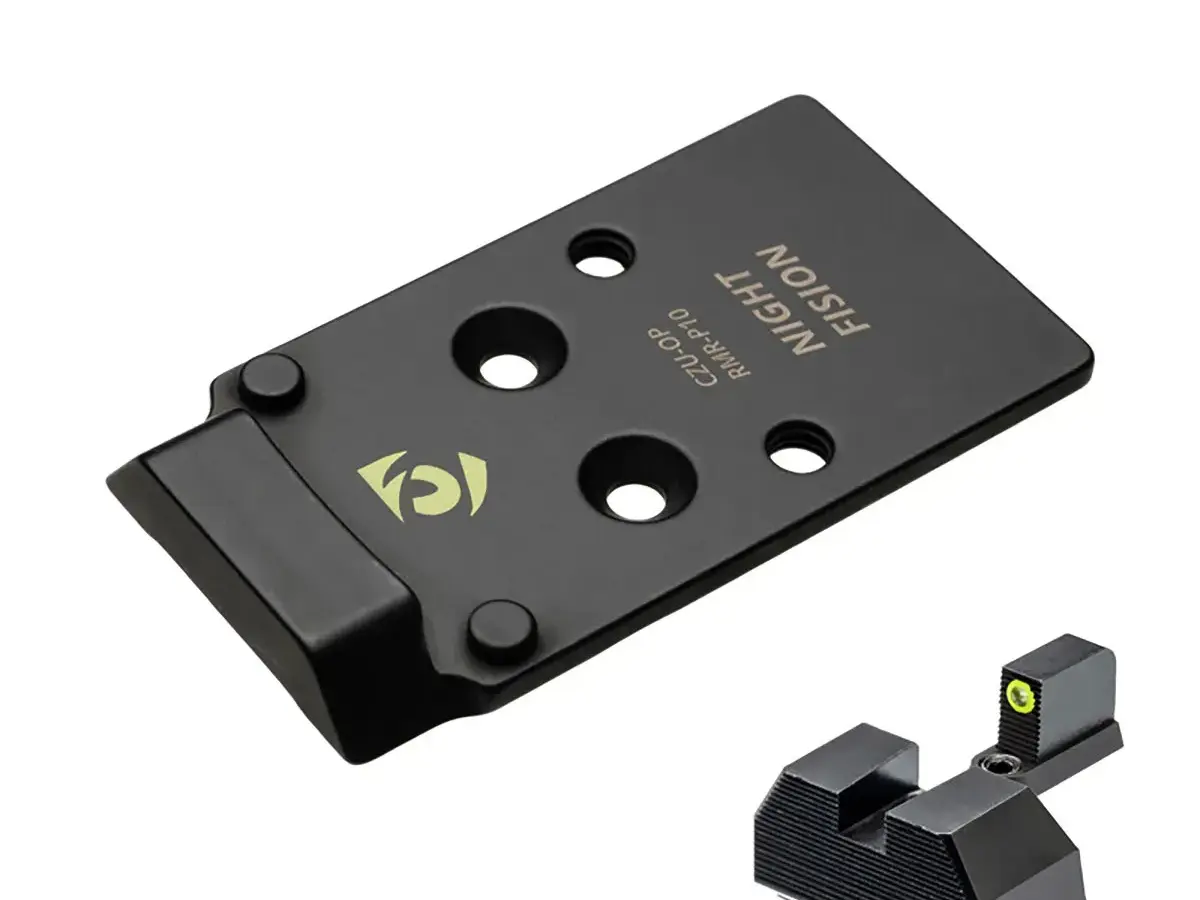 Optic Plate RMR/507c w/Tritium Front Sight for CZ-P10 - photo 2