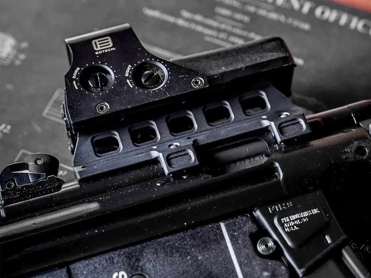 MP5/MP5K Tall 9 Slot 1913 Optic Mount