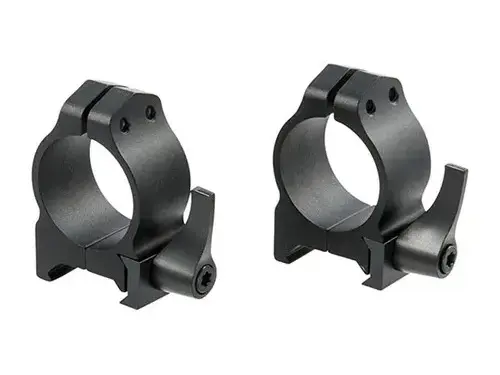 1" Low (0.25") QD Rings Black - photo 3