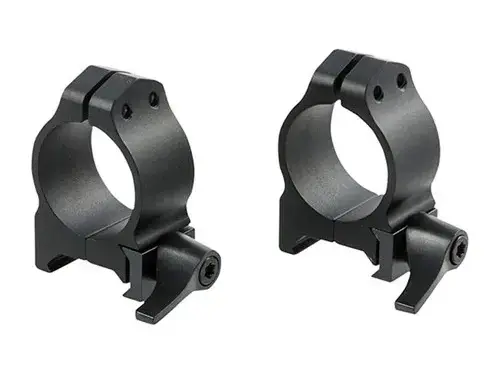 1" Low (0.25") QD Rings Black - photo 4