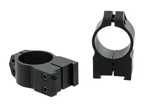 1" High (1.035") 19mm Dovetail Rings, Black