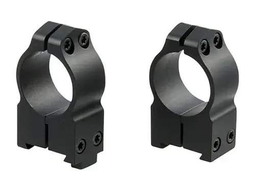 1" High (1.035") 19mm Dovetail Rings, Black - photo 2