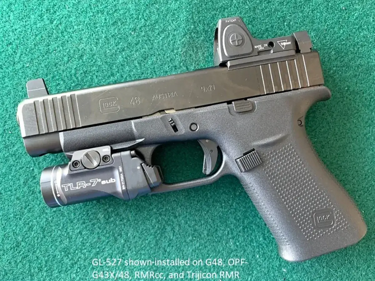Adapter Plate For Trijicon RMRcc Fits Glock 43/48 - photo 5