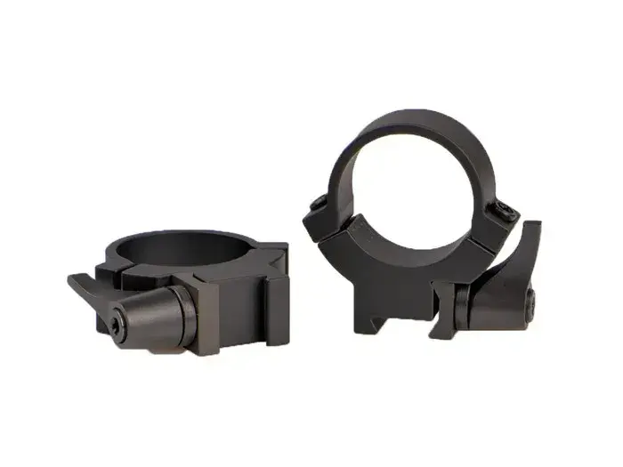 1" Medium (0.90") QD Dovetail Rings, Black