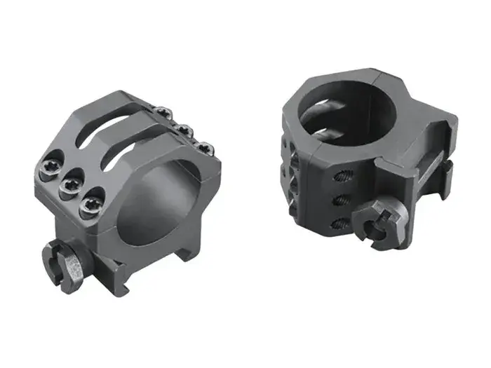 30mm Six-Hole Picatinny Rings, High