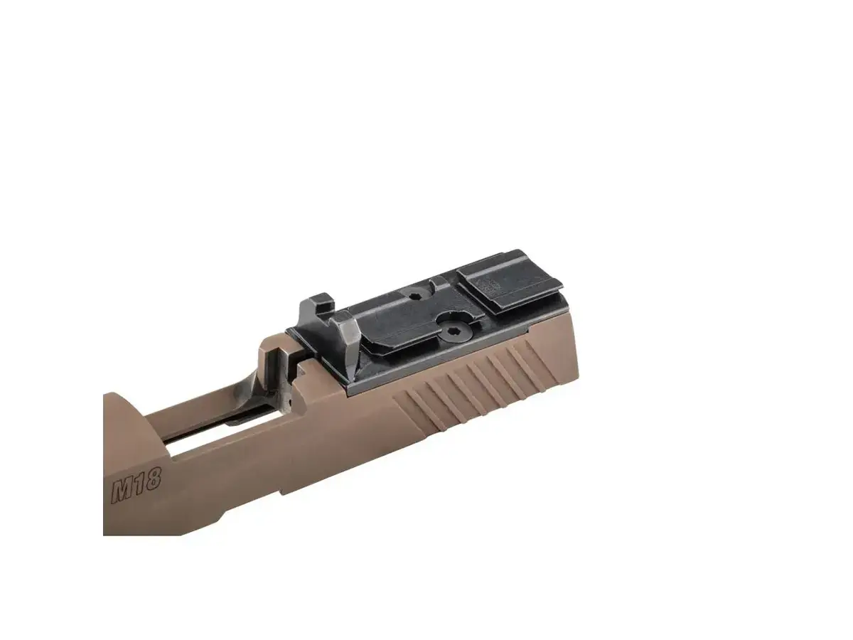 Acro & MPS Optic Mount W/Pro Slide Cut For Sig P320 Black