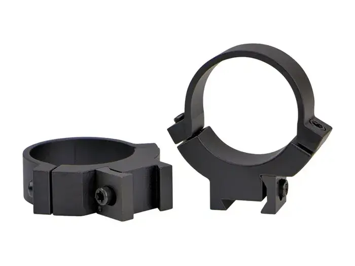 30mm Medium (0.99") Dovetail Rings, Black