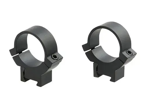 1" Medium (0.90") Dovetail Rings, Black