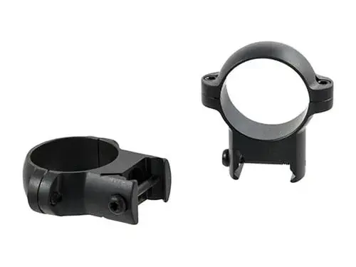 Zee Rings 30mm High Steel Rings Matte Black